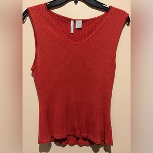 🇺🇸 Via Seta Silk-blend knitted top M